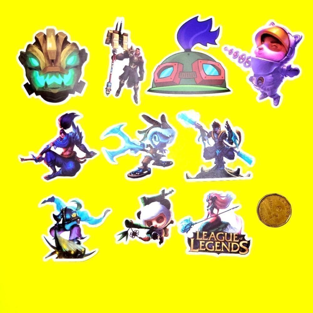3/$20 Brand New 10x Waterproof Legend Stickers